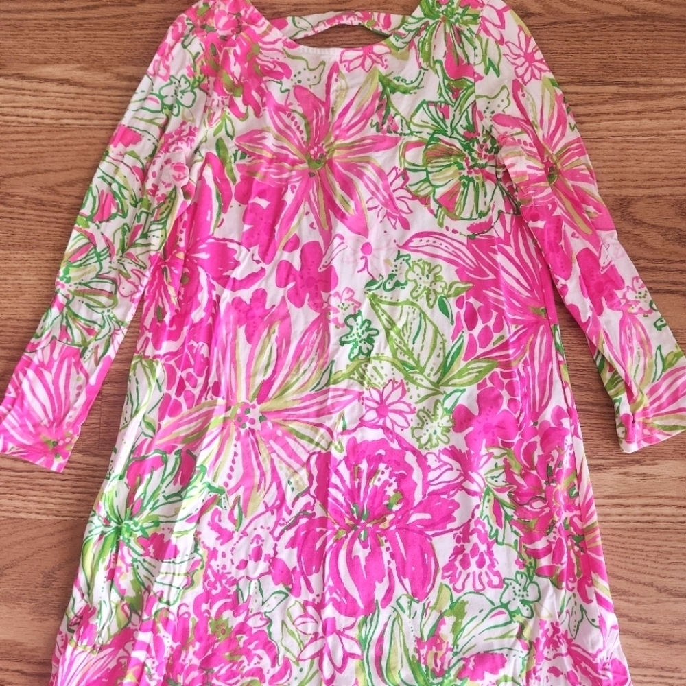 EUC Lilly Pulitzer Ophelia Swing Dress In Koala Me Maybe Print, Size XS - Picture 3 of 9